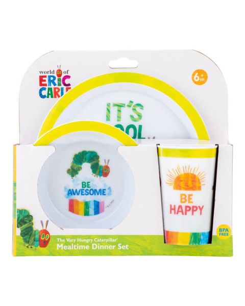 Very Hungry Caterpillar 3 Piece Dinner Set
