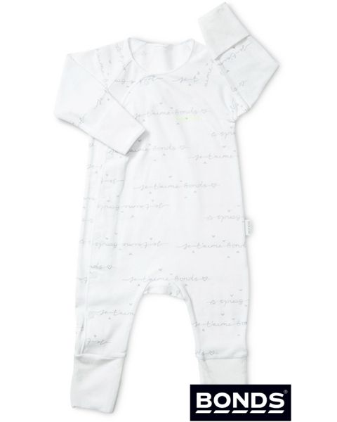 WHITE BONDS COZYSUIT