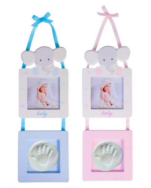 Elephant Photo Frame and Baby Print Keepsake