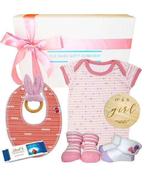 Its a Girl Organic Baby Gift Box