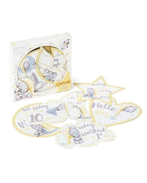 Tiny Tatty Teddy Milestone Baby Grow Stickers