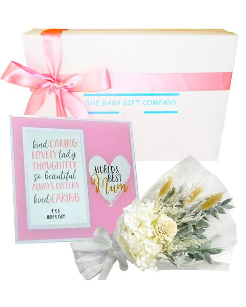 Just for Mum Floral Gift Box - pretty new mum gifts