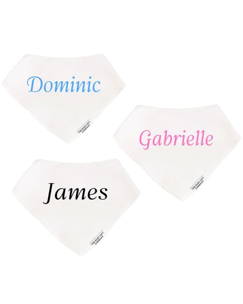 personalised baby bibs