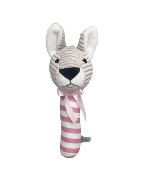 Kangaroo Stripe Rattle Baby Toy