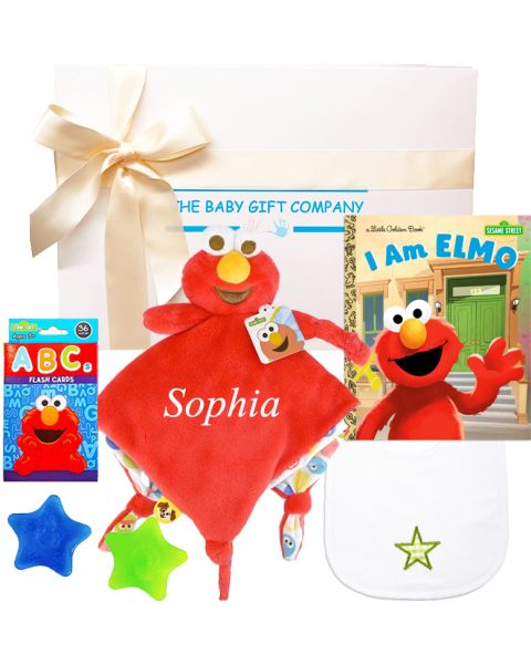 Sesame Street Baby Gift Box – Elmo Snuggle Blanket, book & toys