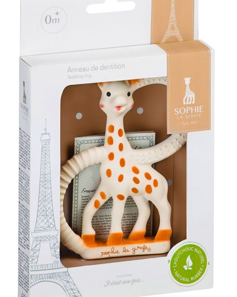 Sophie the Giraffe SoPure Teething Ring Toy for New Babies