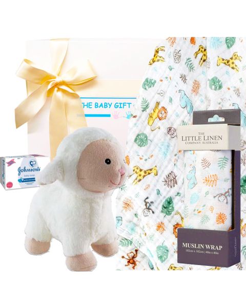 Sweet Dreams Baby Gift Basket - the ideal keepsake to welcome a new baby with love