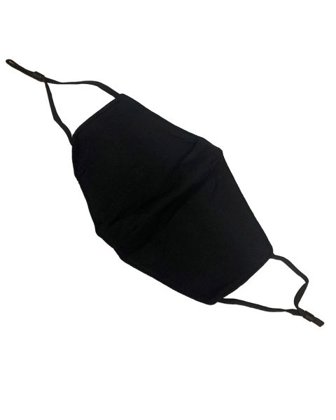 SwissCare Black Reusable Face Mask 3 Layers