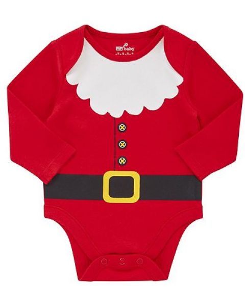 Santa Christmas Baby Bodysuit