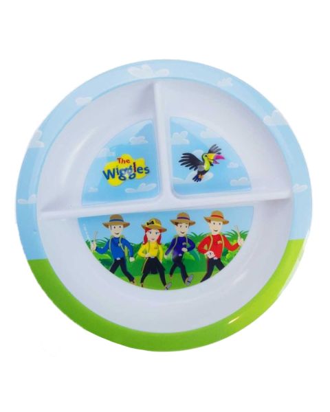 The Wiggles Mealtime Safari Plate - perfect for toddlers learning to eat independently.