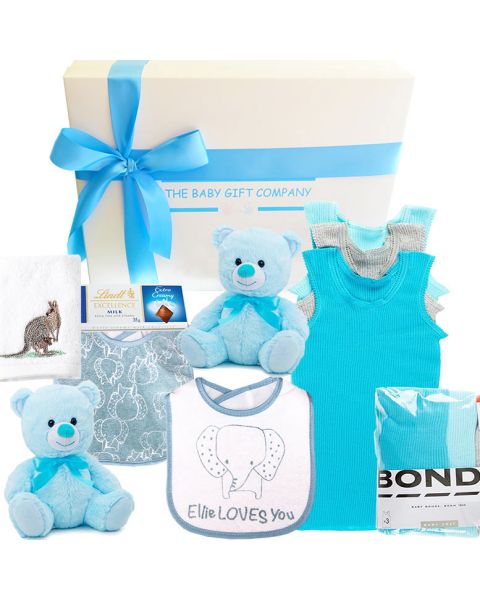 Twin Delight Baby Boys Gift Box - thoughtful and practical gift that’s twice as adorable