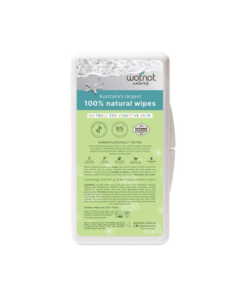 Natural Baby Wipes & Hard Case