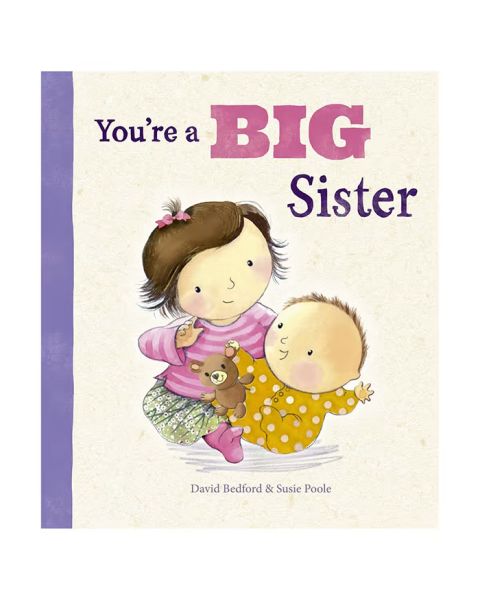 You're a big sister book, great sibling gift idea for big sisters