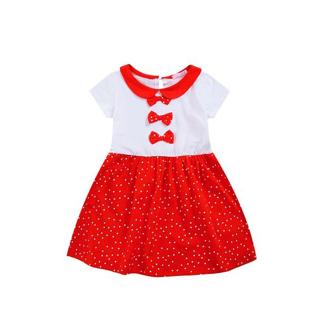 Red Peter Pan Collar Dress