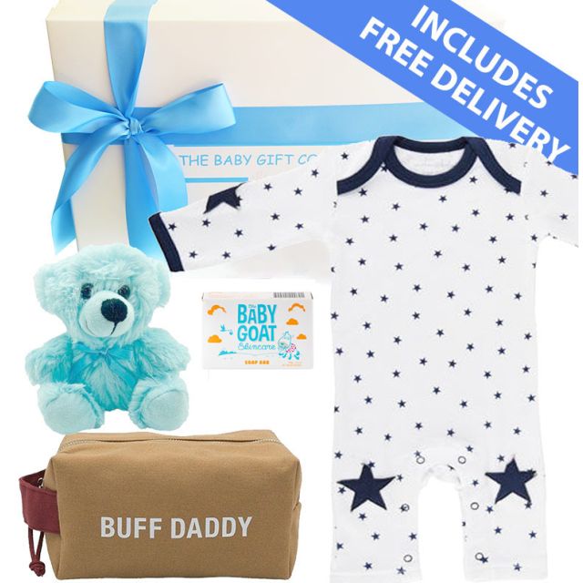 Teddy Hugs Baby Boy Gift Hamper