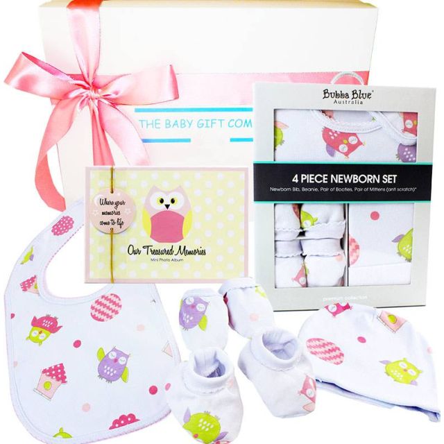 Hoot Hoot Baby Girl Gift Box