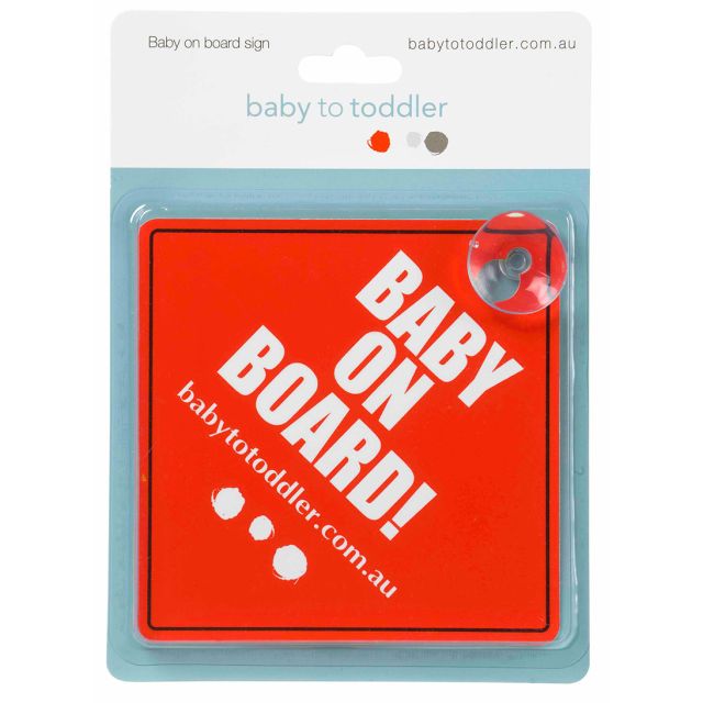 Baby On Board Sign by Goldbug