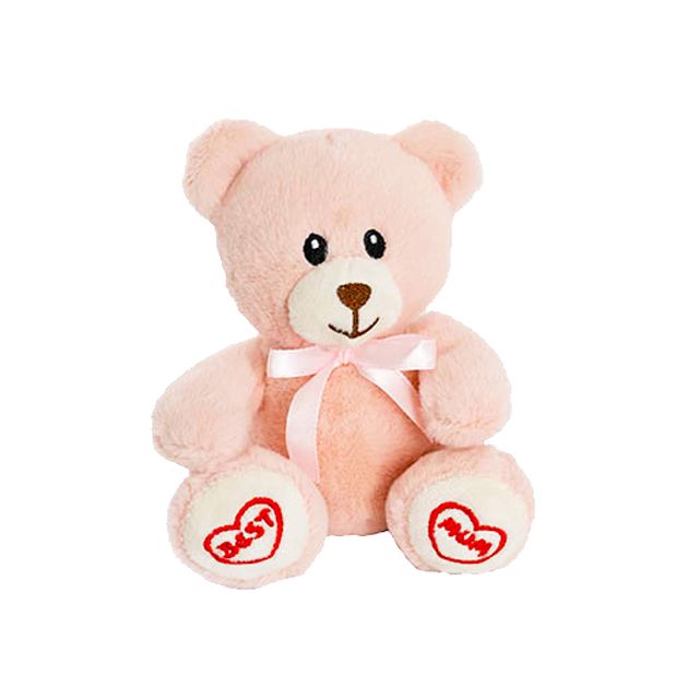 Best Mum Pink Mini Teddy Bear