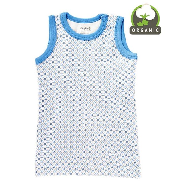 Little Boy Blue Baby Vest 