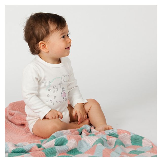 Organic Cotton Baby Girl Dream Bodysuit