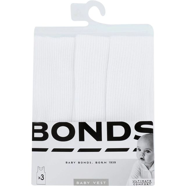 BABY VEST 3 PACK
