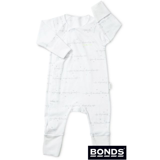 WHITE BONDS COZYSUIT