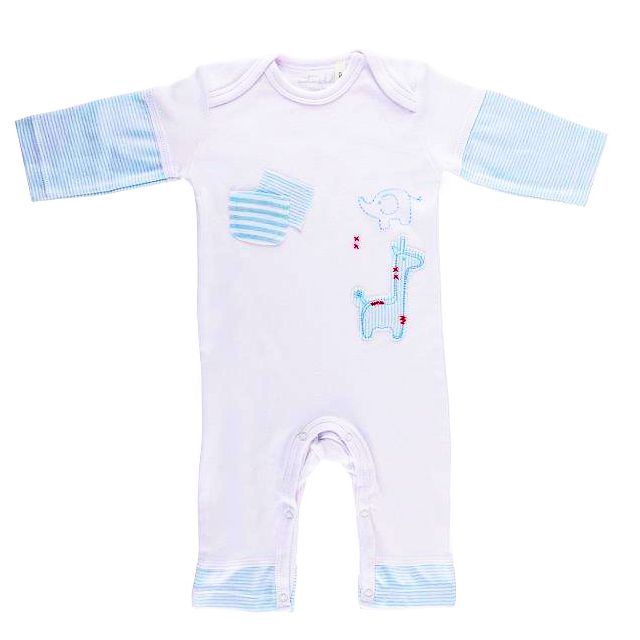 Blue & White Safari Outfit
