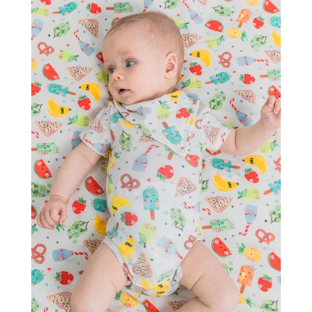 Organic Fruity Baby Romper
