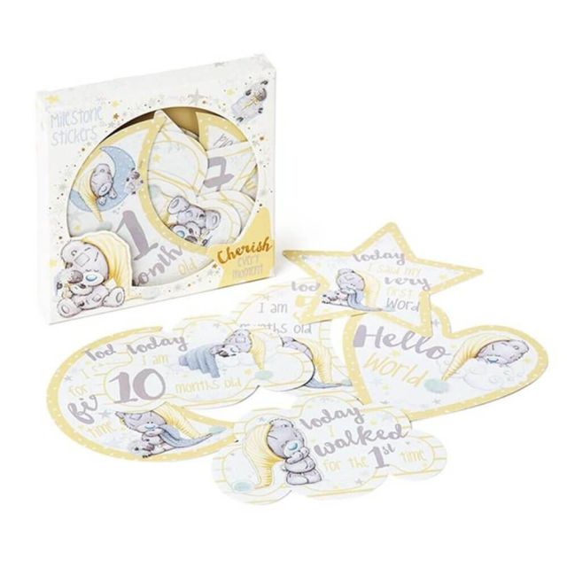 Tiny Tatty Teddy Milestone Baby Grow Stickers