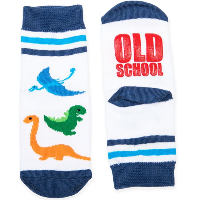 Old School Happy Feet Baby Socks