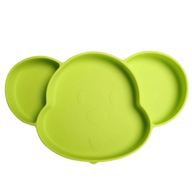 Green Monkey baby suction plate