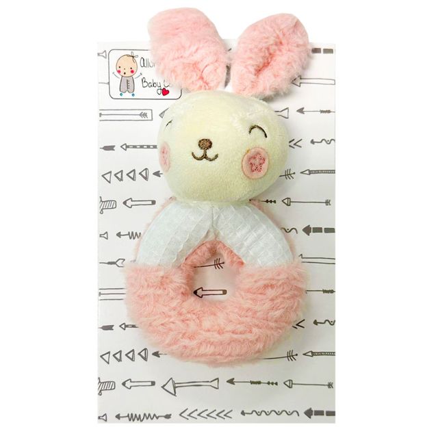 Samantha Rabbit Rattle Baby Toy
