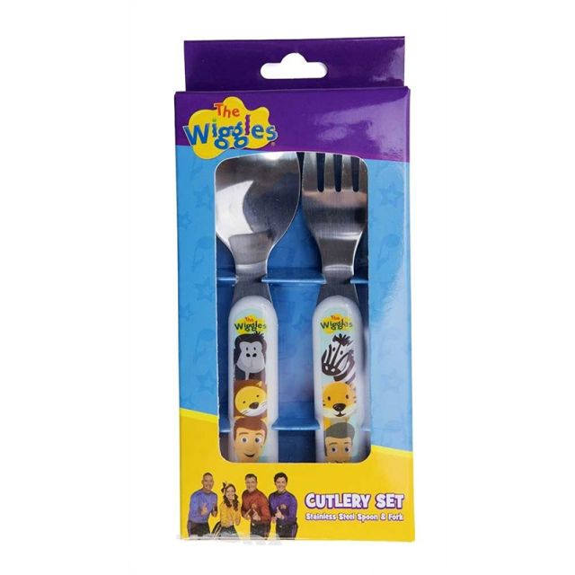 Delightful Safari-themed Wiggles cutlery set