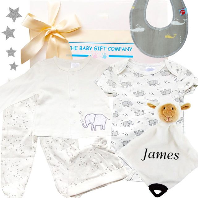 Personalised Twinkle Little Star Baby Gift Hamper