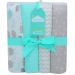 Flannel Baby Wraps - 4 Pack