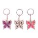 Sparkly Butterfly Keyring