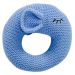 Blue Knitted Elephant Rattle Toy