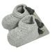 Grey Knit Baby Booties by Playette