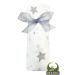 Organic Silver Star Baby Muslin Wrap