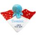 Personalised Octopus Comforter Newborn Rattle Toy, perfect for newborns, baby showers, and sustainable nurseries.