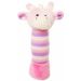 Plush Pink Giraffe Hand Rattle Toy