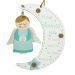 Wonderful Life Blue Angel Baby Plaque