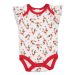 Christmas reindeer red frill romper