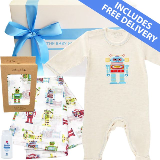 Bright Start Baby Boy Gift Box - Free Delivery
