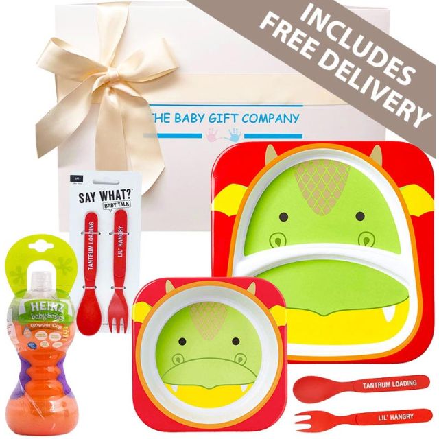 Skip Hop Animal Dinnerware Baby Gift Box - Free Delivery