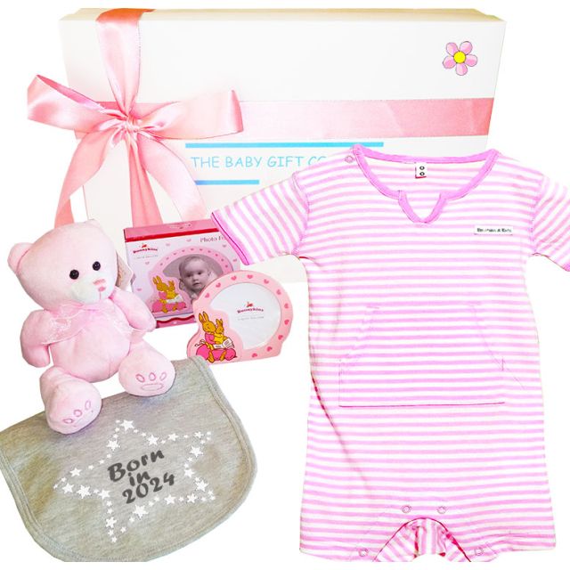 Born in 2023 Baby Girl Gift Box