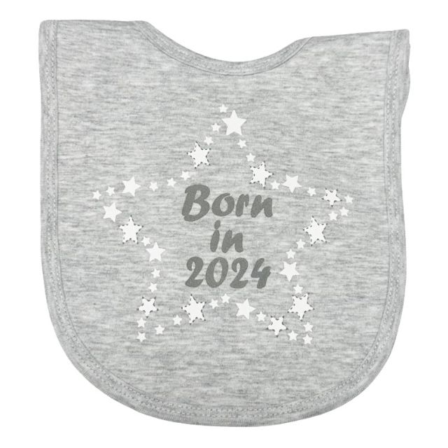 Born in 2024 baby bib