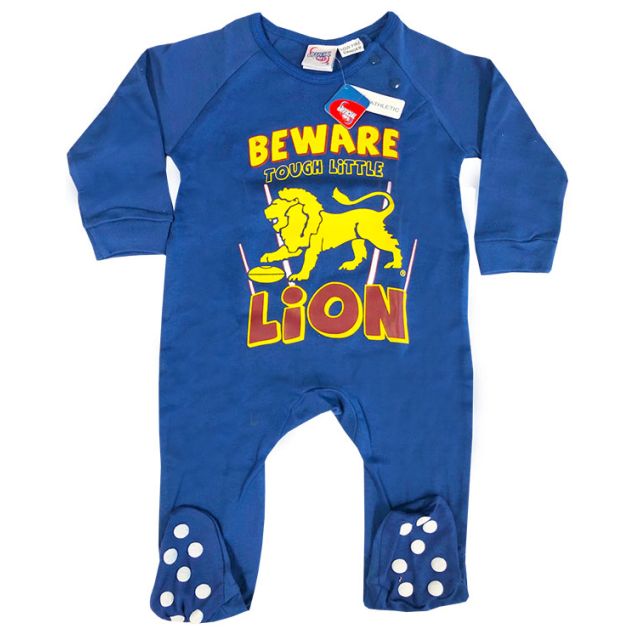 AFL Brisbane Lions Baby Sleepsuit