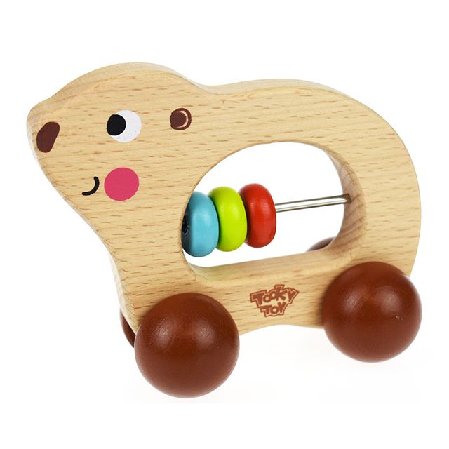 Bear Wooden Roller Toy