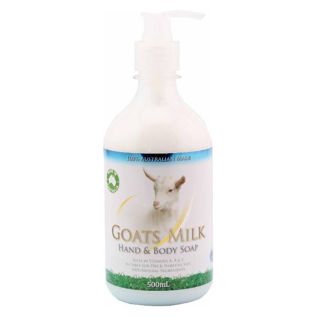 Goat's Milk Hand & Body Soap 500mL